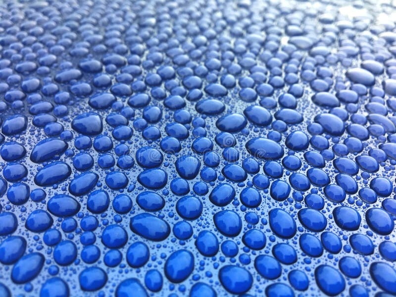 Water beading on perfectly polished paint
